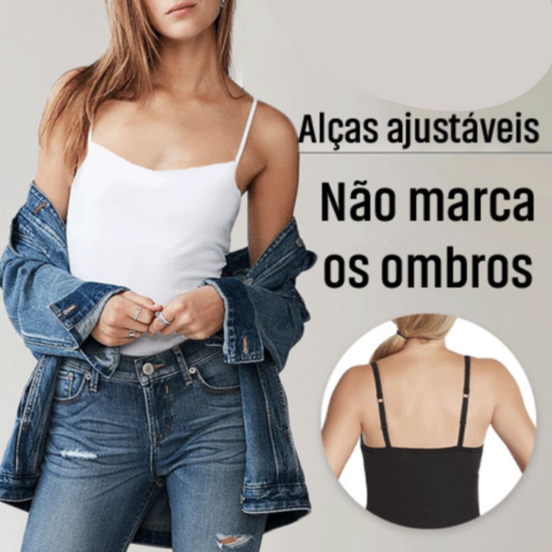 Camiseta Com Sutiã Embutido | Daily Comfort