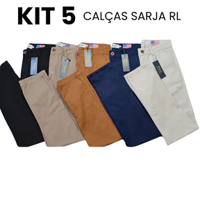 Kit 5 Calças Ralph Lauren Cores Mistas - PONTO NACIONAL