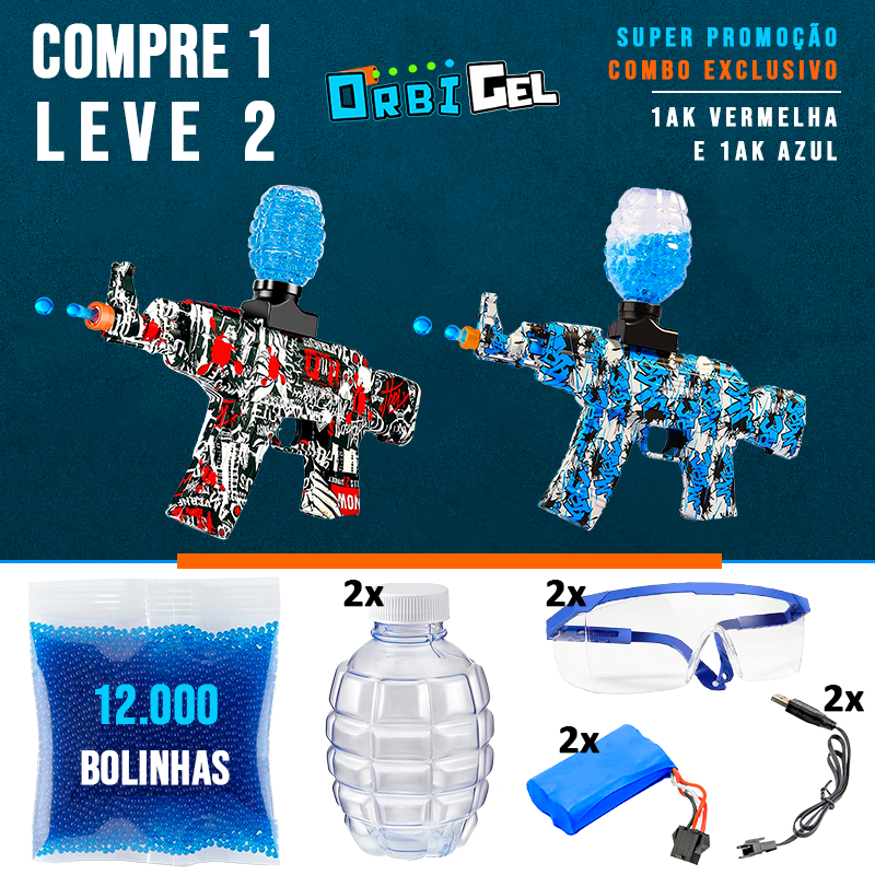 Lançadores OrbiGel AK - Ponto Nacional - Compre 1 Leve 2 ( PROMOÇÃO DE VERÃO )