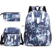 Kit Escolar do M10 Com 3 Peças - Mochila, Bolsa de Ombro e Estojo