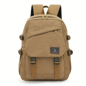 Mochila de Viagem Casual em Canvas Unissex