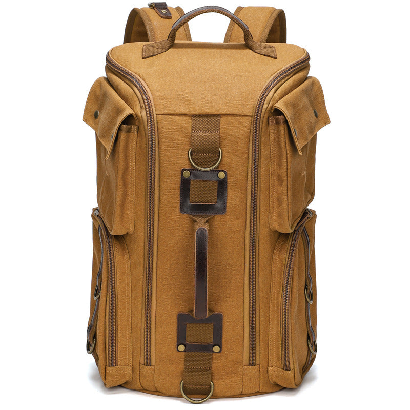 Mochila de Viagem Masculina Retro Impermeável