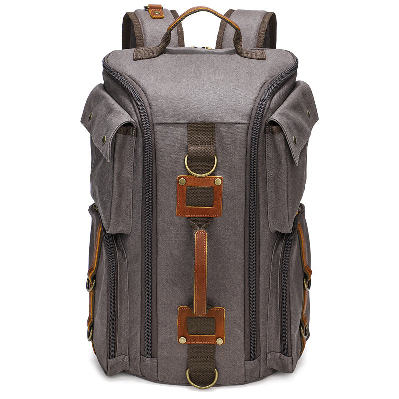 Mochila de Viagem Masculina Retro Impermeável