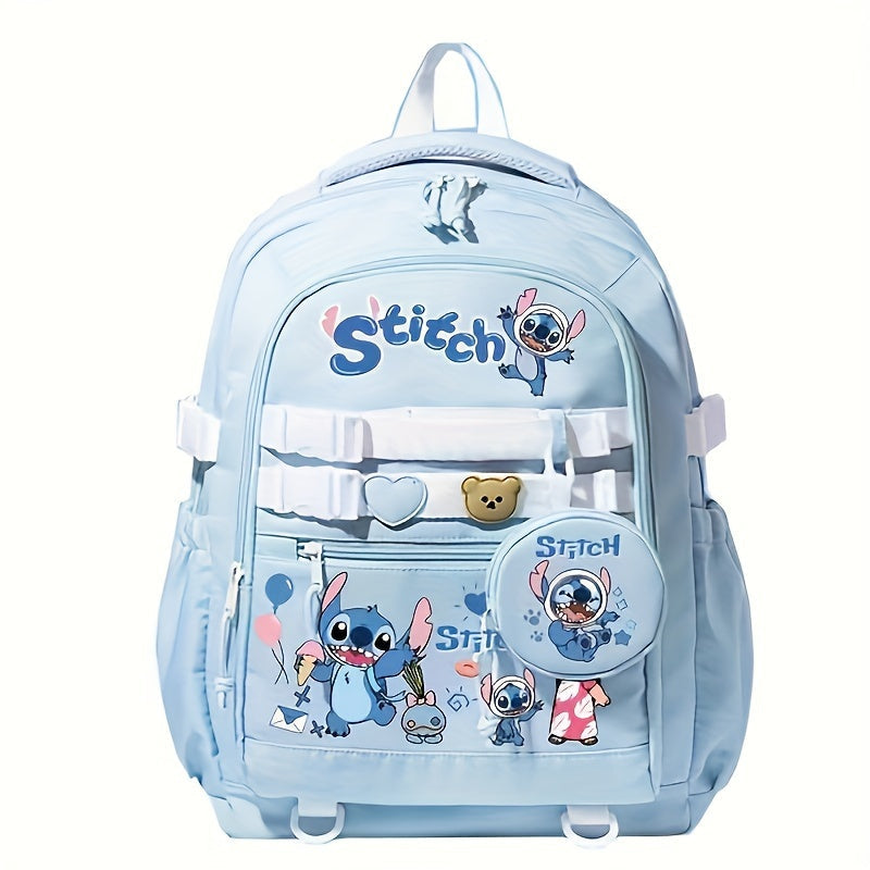 Mochila Escolar Stitch à Prova d'Água